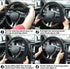 Bling Steering Wheel Cover, Bling Crystal Rhinestone Car Steering Cover Universal 14.2-15.3 inch Glitter Car Wheel Cover Sparkling Accessories for...