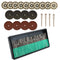 50PCS Stone Carving Set Polishing Diamond Burrs for Dremel, Rotary Tools Accessories Grinding Cutting Burrs with 1/8 inch Shank for Carving, Cutti...