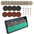 50PCS Stone Carving Set Polishing Diamond Burrs for Dremel, Rotary Tools Accessories Grinding Cutting Burrs with 1/8 inch Shank for Carving, Cutti...