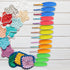 MEYAGO 5PCS Crochet Hook Grips Set Ergonomic Crochet Hook Handle Multi-Size Ergonomic Crochet Hook Handle Attachment - Fits 2mm to 10mm Hooks...