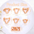 Puocaon Cow Spot Clay Cutters - 7 Pcs Cow Shapes Clay Earring Cutters, Farm Shape Clay Cutters for Jewelry Making, Animal Clay Cutters for Polymer...
