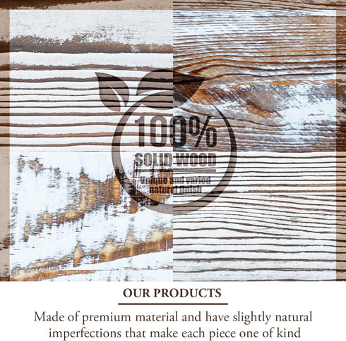 MyGift Shabby White Washed Solid Wood Bathroom Counter Guest Folded Paper Towel Holder, Sink Countertop Disposable Napkin Dispenser Vanity Toiletr...