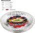 PACTOGO Aluminum Foil Pie Pan (Actual Top-Out 9-5/8 Inches - Top-In 8-3/4 Inches - Vertical Depth 1-3/16 Inches) - Disposable Baking Tin Plates (P...