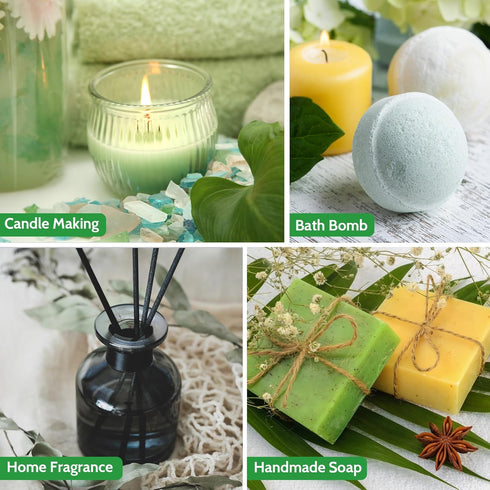 Essential Oils Set, Spring Scents Fragrance Oil Essential Oils for Diffuser Aromatherapy Oils - Spring Awakening, Fresh Cut Grass, Flozora Springt...