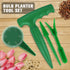 4pcs Bulb Planter Tool - Widger and Dibber for Planting - Garden Dibber Tool for Vegetable and Flowers Seeding Easy Transplanter...