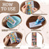 Dinifee 6 Pcs Cross Stitch Bookmark Kits Counted Cross Stitch for Adults Kids Mini Cross Stitch Stamped Embroidery Bookmark Kit Funny Book Pattern...