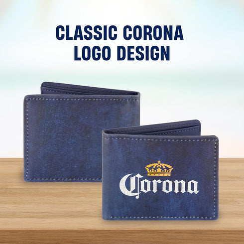 Corona Extra Bifold Wallet, Slim Wallet with Decorative Tin for Men and Women, Multi...