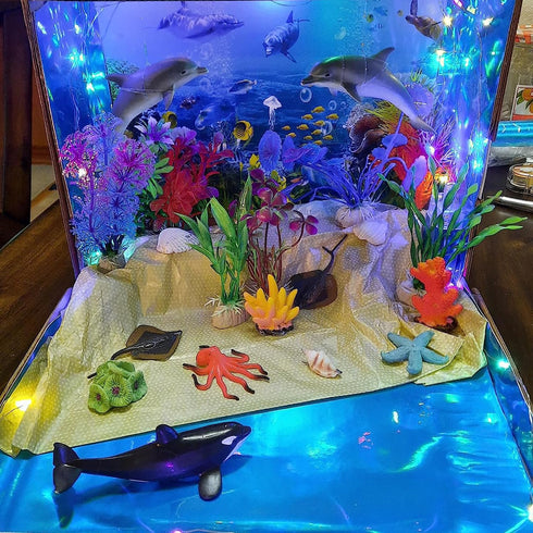 Artificial Aquarium Plants, Aquatic Plants, Aquarium Simulation Plants, Seaweed Water Plants, Fish Tank Lifelike Decorations, Plastic Aquariums Pl...