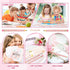 24 Pieces Pink Baby Shower Pencils Bridal Shower Golf Pencils with Erasers Mini Half Pencils Pre Sharpened 4 Inch Wedding Pencils 2 HB Hexagon Pen...
