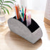 Remote Control Holder , PU Leather Organizer Box with 5 Compartments for Table Bed Office ,Remote Caddy Desktop Storage Home Accessories for Contr...