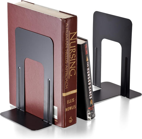 Officemate Non-Skid Bookends, 9”, Non-Skid Base, Chip Proof Enamel Coating (93051)...