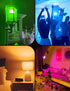 Color Changing Light Bulb, 80W Equivalent LED Bulbs, 900LM, RGBW+Warm+Cool White With Remote Control, E26 Base, Dimmable, A19 9W LED Light Bulb, M...