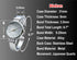 Silver Metal Band Slim Case Women's Bangle Cuff Watch...