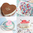 Heart Cake Silicone Cake Pans Silicone Cake Mold Baking Pans Non-Stick Cake Bakeware Mold Reusable Silicone Heart Molds for Cheese Cake and Browni...