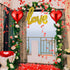 Valentines Day Red Wedding Decorations Artificial Petals Heart Shaped Love Foil Balloons Silk Rose Petals Romantic Design for Wedding Engagement A...