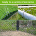 40 Pack 6 Inch Landscape Staples & 40pcs Fixing Gasket Sets, Garden Stakes Galvanized Steel Fabric Pins Heavy-Duty U Shape Sod Turf Pins for Groun...