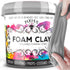 Foam Clay Air Dry Modeling Clay - Moldable Cosplay Soft Clay for Slime Add Ins, Molding Clay for Sculpting with Eva Foam - 300 Gram Gray Air Dry C...
