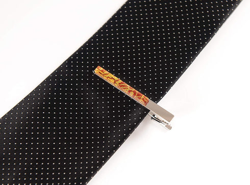 Nishijin Silk Luxury Cuff Links and Tie Bar Clip Type Made in Japan (Wedding/Business)...