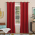 Sun Zero Easton Energy Saving Blackout Grommet Curtain Panel, 40" x 84", Red...
