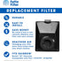 Fette Filter - Vacuum Filter Compatible with Rainbow R12179, R12647B, R10520, E2 Black, E2 Silver, E2 Gold Washable Filters - Pack of 1...