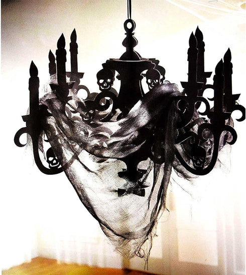 Amscan 670455 Haunted Mansion Candelabra with Gauze, 16 1/4" x 23"...
