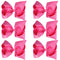 Large Boutique Hair Bows Alligator Clips 6 Pcs 8 Inch for Infant Baby Girl Teens Girls Women (Hot pink)...