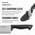Farberware Edgekeeper 8-Inch Chef Knife with Self-Sharpening Blade Cover, High Carbon-Stainless Steel Kitchen Knife with Ergonomic Handle, Razor-S...