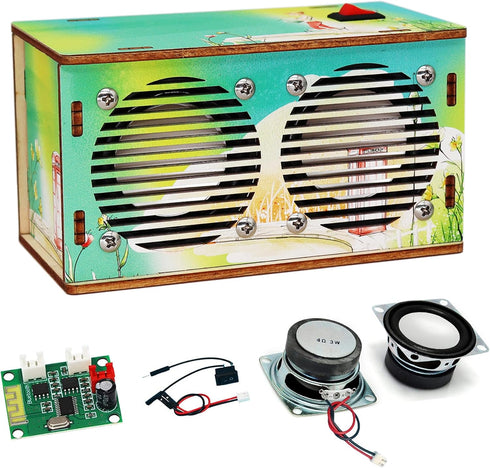 STEM Gifts for Teen Girls Boys - Science Kits for Kids Age 8-10-12-14 Crafts for Girls| Toys Build Bluetooth Speaker Kit| 3D Puzzles DIY Electroni...