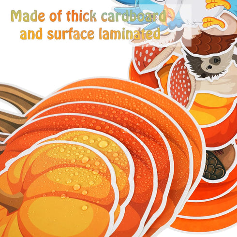 155 Pieces Classroom Tree Bulletin Board Set Spring Fall Summer Tree Bulletin Board Decoration Bulletin Board Tree Cutout Maple Leaves Cutouts for...