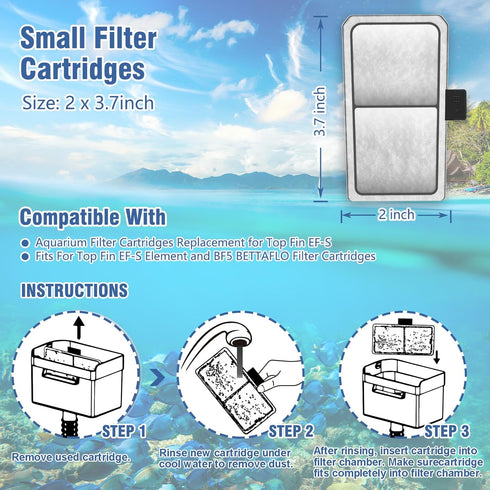 9-Pack Filter Cartridge Replacements for EF-S Element and BF5 BETTAFLO...