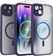 SURPHY Made for iPhone 15 Plus Case Compatible with MagSafe, and Screen Protector 2 Pack, Translucent Matte Phone Case with Camera Protective 6.7 ...