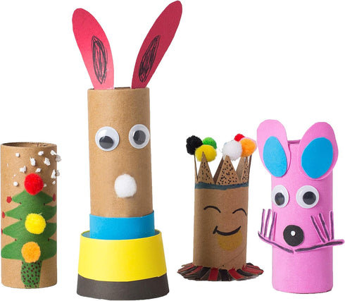 30 Pack Craft Rolls - Thick Cardboard Tubes for Crafts - Round Cardboard Tubes - Craft Tubes - Craft Round Tubes - Paper Tube for Arts & Crafts - ...