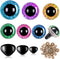UPINS 180Pcs Safety Eyes and Noses for Amigurumi Large Plastic Craft Crochet Eyes for Stuffed Animals DIY Puppet Bear Toy Doll Making Supplies...