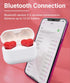 Jectse Wireless Earbuds, Heart Shaped Bluetooth Headphones Noise Canceling Stereo in Ear Light Weight Earphones Cordless Earphone for Sports......