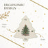 Spode Christmas Tree Trivet - 8" Heat Resistant Porcelain Christmas Holiday Tabletop Protector - Dishwasher Safe...