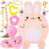 Pink Puppy Toys - 9 Pack Puppy Chew Toys for Teething, Interactive Dog Toys for Puppies, Small Dog Toys with Squeaky Dog Chew Toys, Treat Ball and...