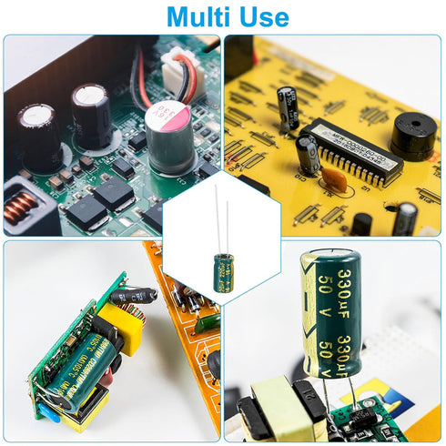 PATIKIL 16V 220uF Electrolytic Capacitors, 20Pcs 6x12mm Aluminum High Frequency Electrolytic Capacitors for TV, LCD Monitor, Refrigerator, Circuit...