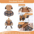 Dog Sweaters for Small Dogs Girl Fleece Fall Fog Sweater Dress with Plaid Tutu Thanksgiving Dog Clothes Outfit Female Holiday Pet Apparel,XXS...