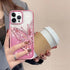 KANGHAR Compatible for iPhone 14 Pro Max Case 6.7 in, Clear Glitter Quicksand 3D Butterfly Bling Case for Women Girls Cute Gradient Sparkle Platin...