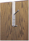 Safco Over-The-Door Double Coat Hook, Chrome-Plated Steel, Satin Aluminum Base (4166)...