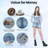 Buttons for Jeans, Jeans Button Replacement with Setting Tool, 30 Sets 6 Styles 17MM Jean Buttons Metal Pants Button Tightener for Denim Jeans, Su...