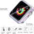 Secbolt 44mm Bling Case Compatible Apple Watch Band with Built-in Tempered Glass Screen Protector, All Around Protective Cover Frame Bumper for iW...