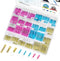 TICONN 160Pcs Heat Shrink Wire Connectors, Waterproof Automotive Marine Electrical Terminals Kit, Crimp Connector Assortment, Ring Fork Spade Butt...