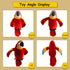 Houwsbaby 9'' Red Talking Parrot Plush Pal Repeat What You Say Recording Stuffed Animal Macaw Electronic Record Interactive Animated Bird Shake Wi...