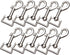 LOUHUA 10 Pieces 3 x 1 Inch Heavy Duty Nickel Plated Swivel Snap Hooks Pet Buckle...