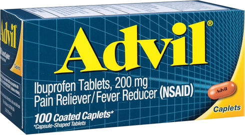 Advil Pain Reliever and Fever Reducer, Pain Relief Medicine with Ibuprofen 200mg for Headache, Backache, Menstrual Pain and Joint Pain Relief - 10...
