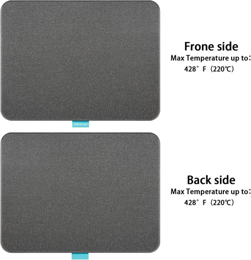 WORKLION Heat Press Mat 13"x17": Large Size Protective Resistant Fireproof Materials Heating Mat for Cricut Easypress/Easypress 2 in Vinyl HTV Iro...