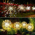 JJGoo Solar Garden Lights Solar Firework Lights, 2 Pack 120 LEDs 2 Lighting Modes Solar Lights Outdoor Waterproof for Patio Walkway Pathway Party ...