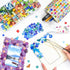 400g/0.88lb DIY Mosaic Tiles for Crafts, Colorful Glass Mosaic Kits for Adults, 280 Pcs Various Shapes Stained Glass Mosaic Tiles,Children Handmad...