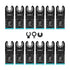 12PCS Cr-V-Steel Oscillating Multitool Blades, Quick Release Multi Tool Blades Kits for Wood Plastic, Strong Sawtooth Oscillating Tool Blade Fit D...